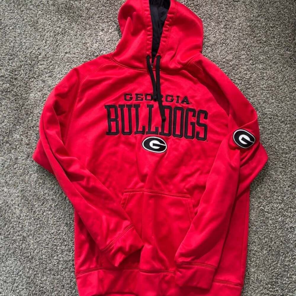 Men's Red Georgia Bulldogs Fanatics Favorite Longshot Pullover Hoodie